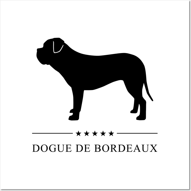 Dogue de Bordeaux Black Silhouette Wall Art by millersye